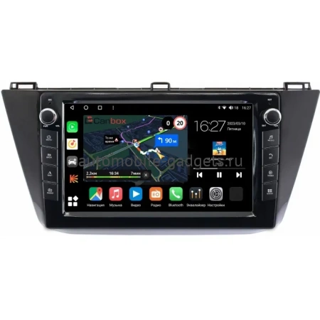 Штатная магнитола Volkswagen Tiguan 2 2016-2023 Canbox M-Line 7825-10-1122 на Android 10 (4G-SIM, 2/32, DSP, QLed) С крутилками