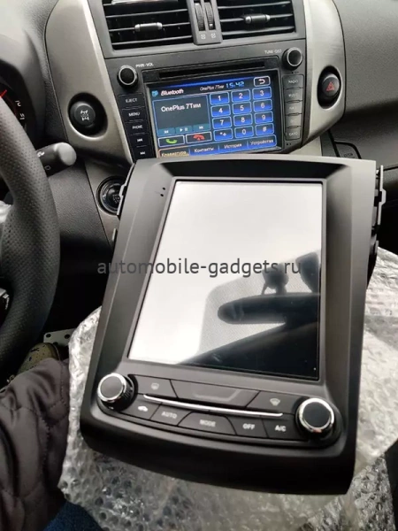 Wide Media KS5061QR-3/32 (Tesla style) штатная магнитола для Toyota RAV4 2006-2013 (с климатом) на Android 10 с 3Gb, DSP, 4G
