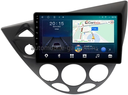 Штатная магнитола Canbox L-Line 4167-9-1716 для Ford Focus 1998-2005 (черная) на Android 10 (4G-SIM, 3/32, TS18, DSP, QLed)