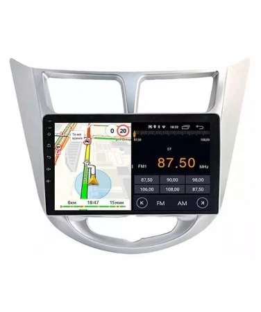 NaviPilot DROID10 ULTRA штатная магнитола для Hyundai Solaris (2010-2016) на Android 10 с 6Gb, DSP, 4G