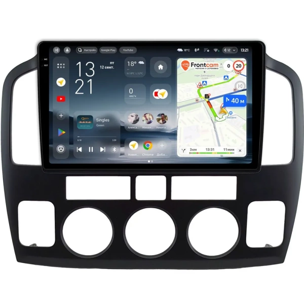 Штатное головное устройство Suzuki Grand Vitara XL-7 2003-2006 (черная) Teyes CC4 Pro 2K 12/256 9.5 дюймов RM-9-0619 на Android 13 (4G-SIM, DSP, QLed, AI)