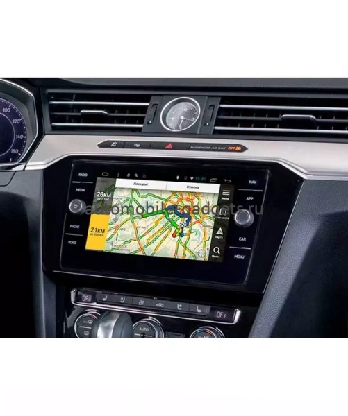 CarSys VS-1 Навигационный блок для Volkswagen Passat B8 2016+ (поддержка штатного оптического аудио-усилителя и кругового обзора) на Android 9.0, 2ГБ-16ГБ и встроенным 4G модемом