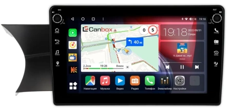 Штатная магнитола Canbox M-Line 7801-9-1288 для Mercedes C-klasse (W204) 2011-2015 на Android 10 (4G-SIM, 2/32, DSP, IPS) С крутилками