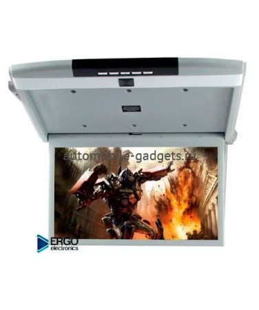 Автомобильный потолочный монитор 15.6" со встроенным медиаплеером ERGO ER15S (FullHD 1920x1080)