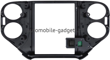 Штатное головное устройство Volkswagen Tiguan 2007-2017, Golf Plus 2005-2014 Canbox M-Line (Tesla style) 9.7 дюймов 4/64 5622-1312-46 на Android 10 (4G-SIM, DSP, QLed)