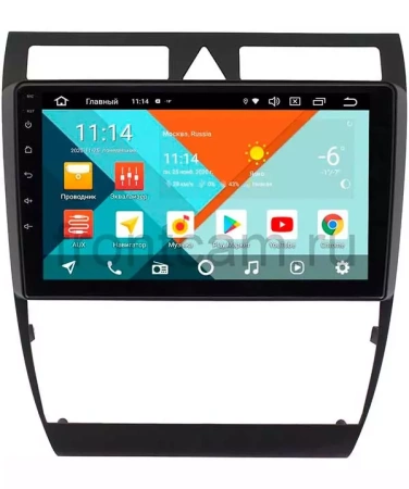 Wide Media KS9110QR-3/32(4G-SIM) Штатная магнитола для Audi A6 (C5), S6 (C5), RS6 (C5) 2002-2005 на Android 10 c 3GB оперативной памяти и DSP процессором