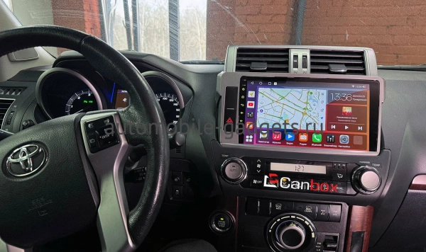 Штатная магнитола Toyota Land Cruiser Prado 150 2013-2017 (Тип 1) Canbox Logic-i3 5738-1057 на Android 11 (4G-SIM, 6/128, DSP, 360, QLed)