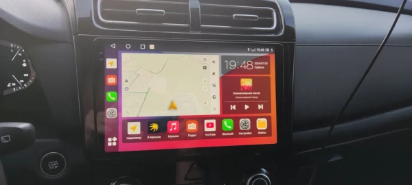 Hyundai Creta 2 2021-2024 (черная, глянцевая) Canbox RS10-2524 1.5/32 на Android 10 (IPS, DSP, CarPlay)