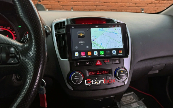 Штатная магнитола Canbox EVO 2K 5815-9-KI165N для Kia Ceed 2010-2012 (с климат-контролем) на Android 14 (4G-SIM, 6/128, DSP, QLed, AI, 360)