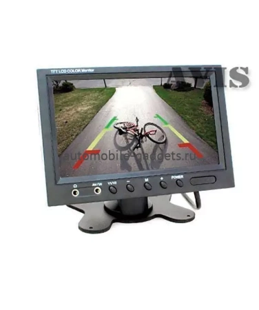 Автомобильный монитор 7" со встроенным квадратором для установки на приборную панель AVS4715BM