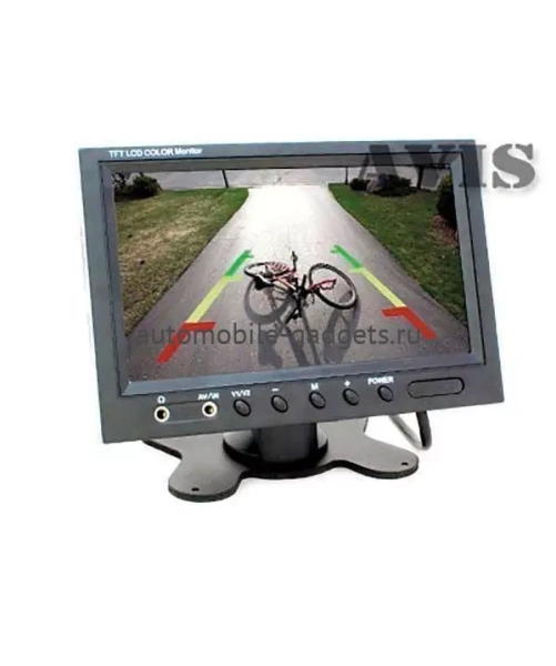 Автомобильный монитор 7" со встроенным квадратором для установки на приборную панель AVS4715BM