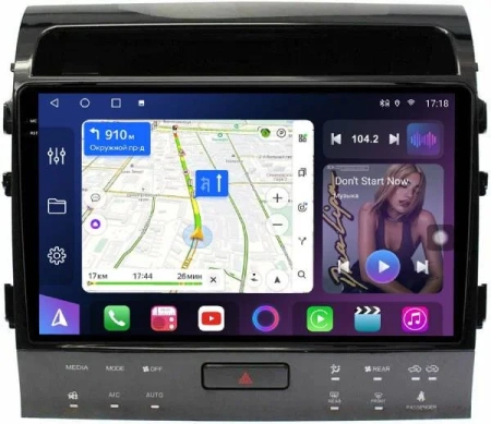 FarCar BM381-abc-2M 2K штатная магнитола для Toyota LC 200 2007-2015 (вместо штатного экрана) на Android 14 c 4Gb, DSP, 4G