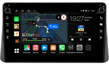 Штатная магнитола Nissan Altima 6 (L34) 2018-2022 (глянцевая) Canbox M-Line 7805-10-2118 на Android 10 (4G-SIM, 2/32, DSP, QLed) С крутилками