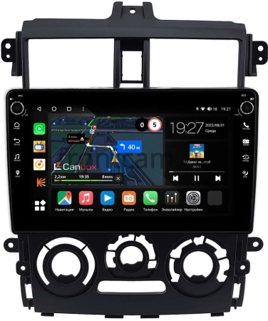 Mitsubishi Colt 6 2002-2012 (матовая) Canbox M-Line 7801-9-0412 на Android 10 (4G-SIM, 2/32, DSP, IPS) С крутилками