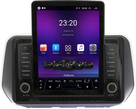 Штатная магнитола Hyundai Santa Fe 4 2018-2021 OEM GT095-10-1137 на Android 10 (2/16, DSP, Tesla)