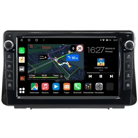 Штатная магнитола Canbox M-Line 7825-10-1822 для Ford Focus 4 2018-2024 на Android 10 (4G-SIM, 2/32, DSP, QLed) С крутилками