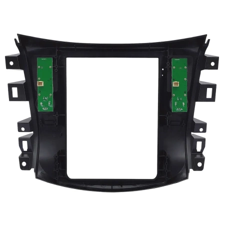 Штатное головное устройство Nissan Navara (Frontier) 4 (D23) 2014-2025 (глянцевая) Canbox (Tesla style) 9.7 дюймов 4/64 GTR096-1312-187 на Android 10 (QLed, DSP, CarPlay)