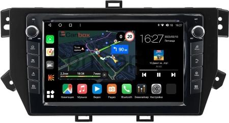 Roewe RX8 2018-2023 Canbox M-Line 7825-10-0384 на Android 10 (4G-SIM, 2/32, DSP, QLed) С крутилками