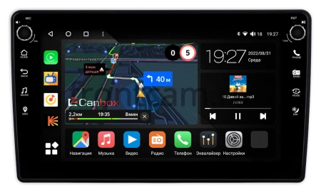 Daihatsu Rocky (A200) 2019-2024 Canbox M-Line 7805-10-3006 на Android 10 (4G-SIM, 2/32, DSP, QLed) С крутилками