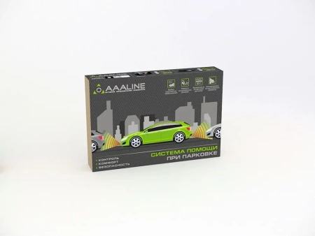 Парктроник AAALINE LCD-18 White