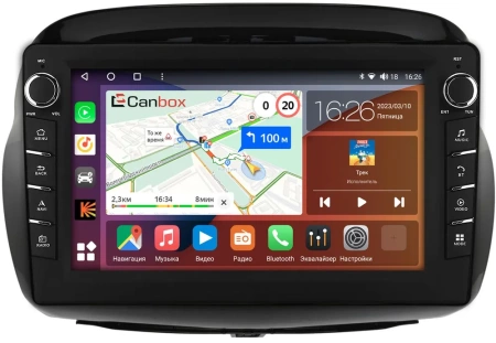 Honda Edix, FR-V 2004-2009 Canbox H-Line 7838-10-0211 на Android 10 (4G-SIM, 6/128, DSP, QLed) С крутилками