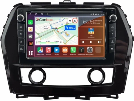 Nissan Maxima 8 (A36) 2015-2024 (глянцевая) Canbox H-Line 7826-10-0059 на Android 10 (4G-SIM, 4/32, DSP, QLed) С крутилками