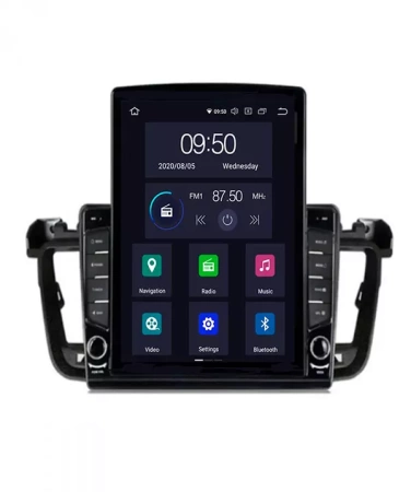 Carmedia OL-9142-12-D ("Тесла-стиль") магнитола для Peugeot 508 2011-2018 на Android 10 с 4Гб и DSP