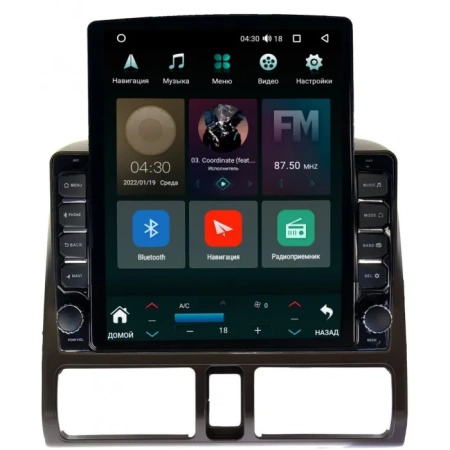 Штатная магнитола Honda CR-V 2 2001-2006 Canbox M-Line 5610-9204 на Android 10 (4G-SIM, 2/32, DSP, QLed, Tesla)