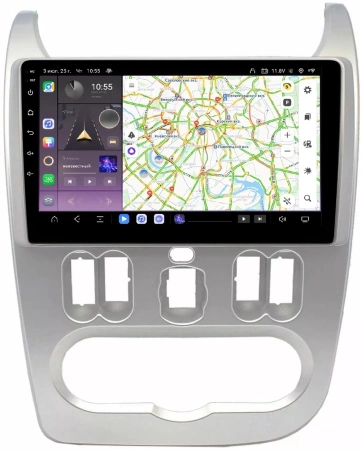 Carmedia SF-9944-KP-9009-6128-TS20 штатная магнитола для Lada Largus 2012+, Renault Sandero, Logan 2009-2014 на Android 13 c 6GB, DSP, 4G