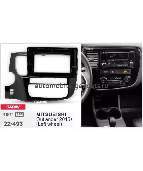Carav 22-493 переходная рамка для установки автомагнитолы 10" в MITSUBISHI Outlander 2015+