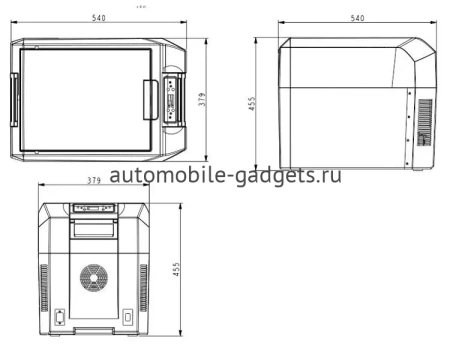 Термоэлектрический автохолодильник Colku SC-35T