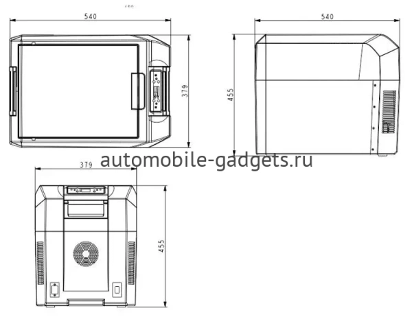Термоэлектрический автохолодильник Colku SC-35T