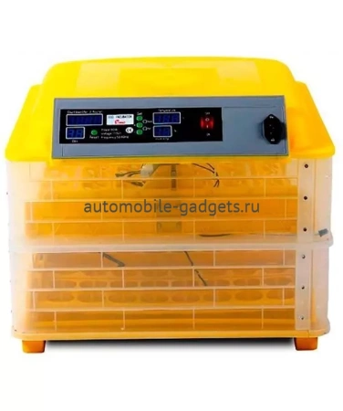 Автоматический инкубатор на 96 яиц с термометром, влагомером и автопереворотом HDD 96