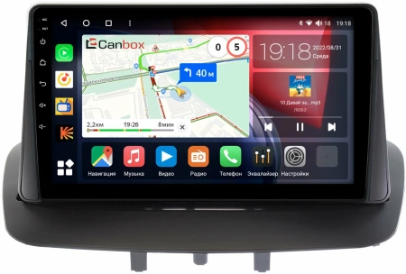 Штатная магнитола Canbox H-Line 4196-9215 для Renault Fluence, Megane 3 2008-2016 на Android 10 (4G-SIM, 6/128, DSP, QLed)