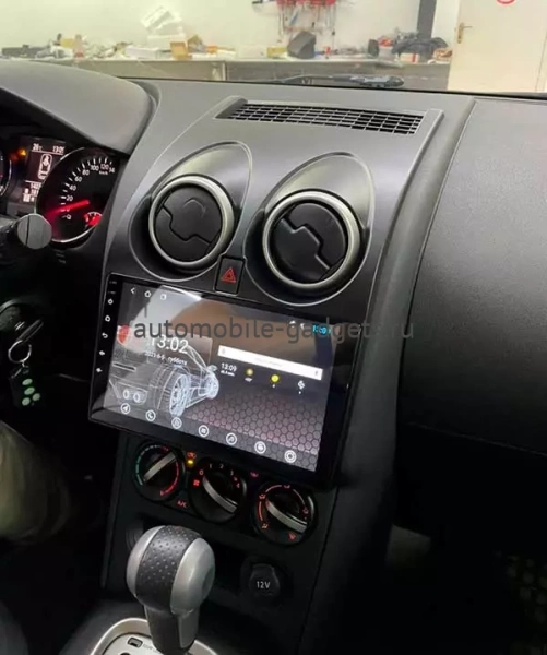 Roximo CarDroid RD-1209F штатная магнитола для Nissan Qashqai (J10), Dualis 2007-2014 на Android 10 с 4GB, DSP