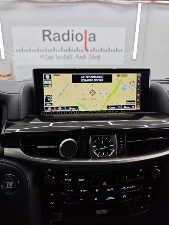 Radiola RDL-LEX-LX16 монитор 12.3" для Lexus LX570 2016+ и LX450d на Android 13, 8/128GB, CarPlay, 4G