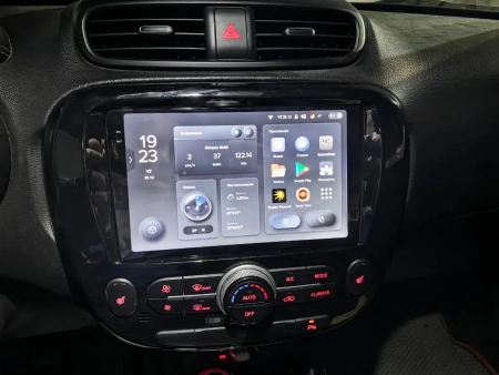 Штатная магнитола Kia Soul 2 2013-2019 (глянцевая, с климат-контролем, Тип 2) Canbox EVO 2K 5833-9-0662 на Android 14 (4G-SIM, 16/512, DSP, QLed, AI, 360)