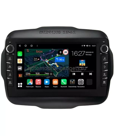 Jeep Renegade 2014-2025 Canbox M-Line 7831-9-629 на Android 10 (4G-SIM, 2/32, DSP, IPS) С крутилками