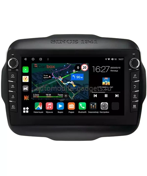 Штатная магнитола Canbox M-Line 7831-9-629 для Jeep Renegade 2014-2025 на Android 10 (4G-SIM, 2/32, DSP, IPS) С крутилками