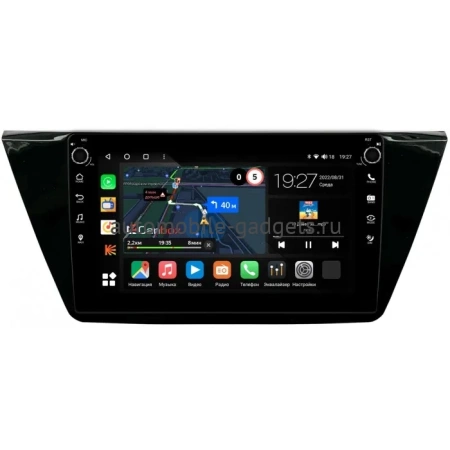 Штатная магнитола Canbox M-Line 7825-10-661 для Volkswagen Touran 3 2015-2024 (глянец) на Android 10 (4G-SIM, 2/32, DSP, QLed) С крутилками