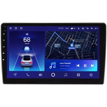 Штатное головное устройство Teyes CC2 PLUS 4/32 10 дюймов RM-10-453 для Toyota HiAce (H200) 2004-2024 на Android 10 (4G-SIM, DSP, QLed)