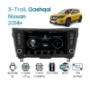 Штатная магнитола Nissan Qashqai, X-Trail 2014+ Wide Media LC9750ON-1/16 (левый руль) авто без Navi