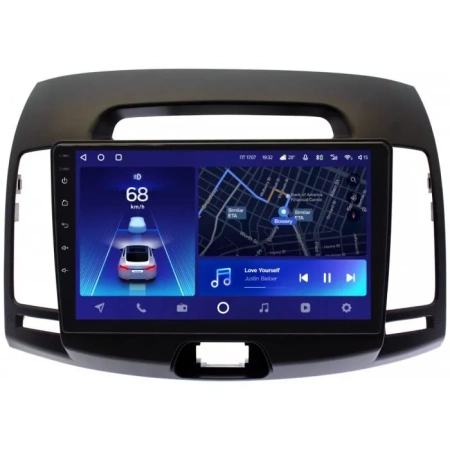 Штатное головное устройство Teyes CC2L PLUS 1/16 9 дюймов RM-9077 для Hyundai Elantra 4 (HD) 2006-2011 (темно-серая) на Android 8.1 (DSP, IPS, AHD)