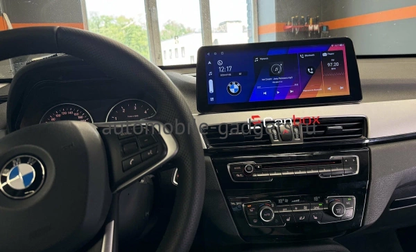 BMW X1 (F48) 2015-2023 12.3 дюйма Canbox GT1233-0014 на Android 10 (CarPlay, 2/32, DSP, QLed) BMW Style