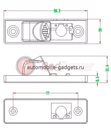 RedPower CHV063 AHD Камера заднего вида для Chevrolet Aveo (2002+), Cruze (2008+) седан, Captiva 2006+, Epica (2006-2012), Lacceti (2002+), Citroen Elysse RedPower CHV063 AHD Камера заднего вида для Chevrolet Aveo (2002+), Cruze (2008+) седан, Captiva 2006+, Epica (2006-2012), Lacceti (2002+), Citroen Elysse