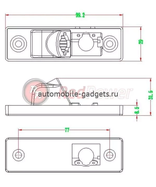 RedPower CHV063 AHD Камера заднего вида для Chevrolet Aveo (2002+), Cruze (2008+) седан, Captiva 2006+, Epica (2006-2012), Lacceti (2002+), Citroen Elysse RedPower CHV063 AHD Камера заднего вида для Chevrolet Aveo (2002+), Cruze (2008+) седан, Captiva 2006+, Epica (2006-2012), Lacceti (2002+), Citroen Elysse