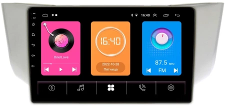 Штатная магнитола Lexus RX 300, RX 330, RX 350, RX 400h 2003-2009 OEM RK9-9161 Android 10 (CarPlay, AHD, 1/32)