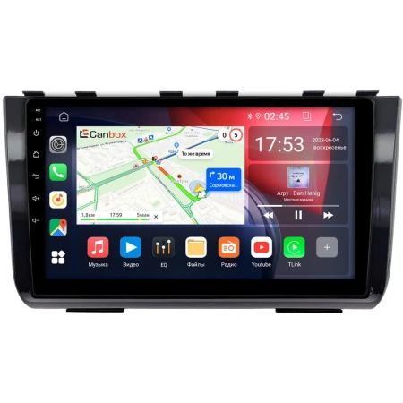 Штатная магнитола Hyundai Creta 2 2021-2024 (черная, глянцевая) Canbox RS10-2524 1.5/32 на Android 10 (IPS, DSP, CarPlay)