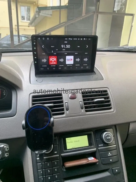 Штатная магнитола Volvo XC90 (2002-2014) (устанавливается наверх) Canbox EVO 5811-9123 на Android 14 (4G-SIM, 6/128, DSP, QLed, AI, 360)
