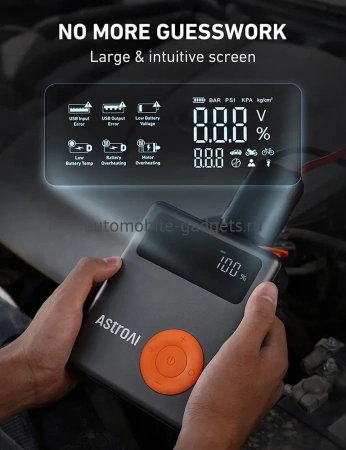 Redpower DKMF139 Пусковое устройство Jump Starter 2 в 1 с компрессором